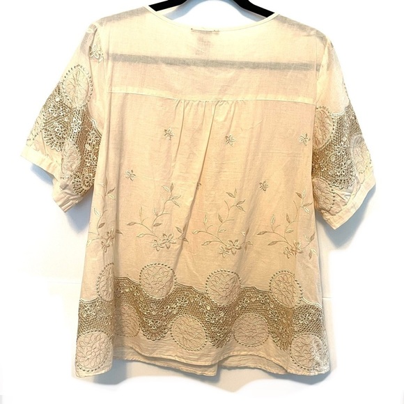 Embellished short sleeve blouse - Picture 2 of 5